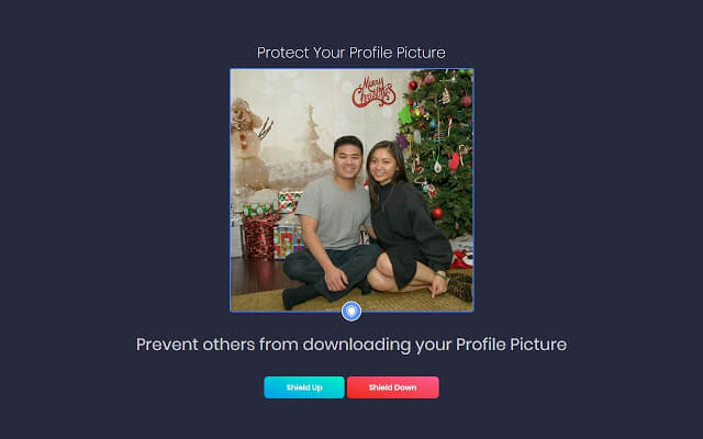 menghidupkan perisai pelindung foto profile